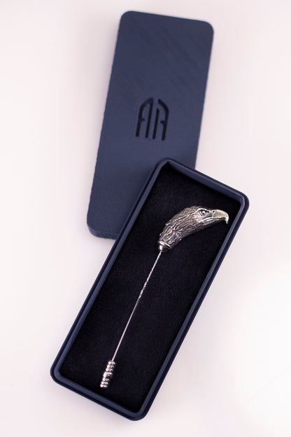 Sterling Silver Eagle Lapel Pin