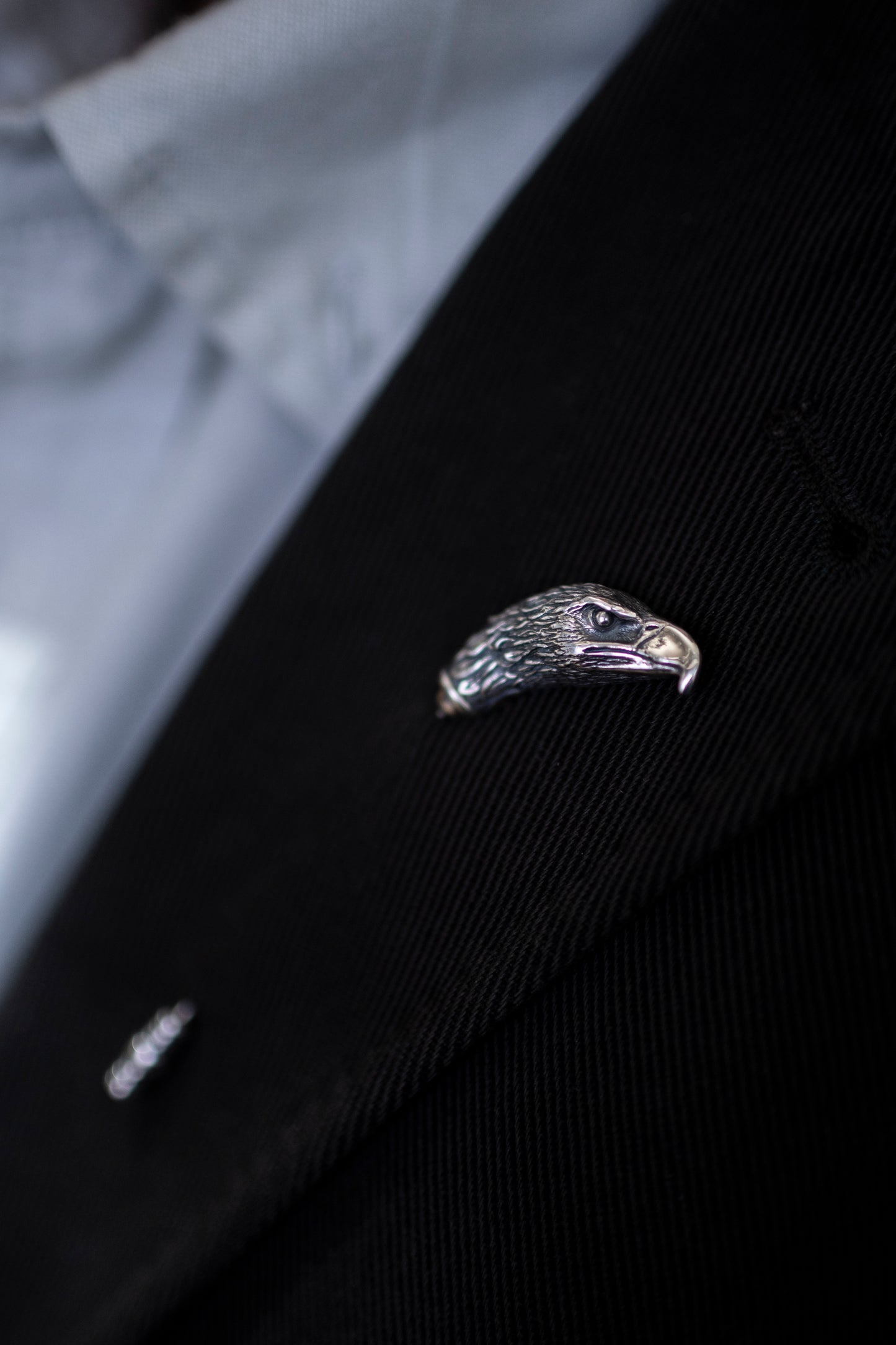 Sterling Silver Eagle Lapel Pin