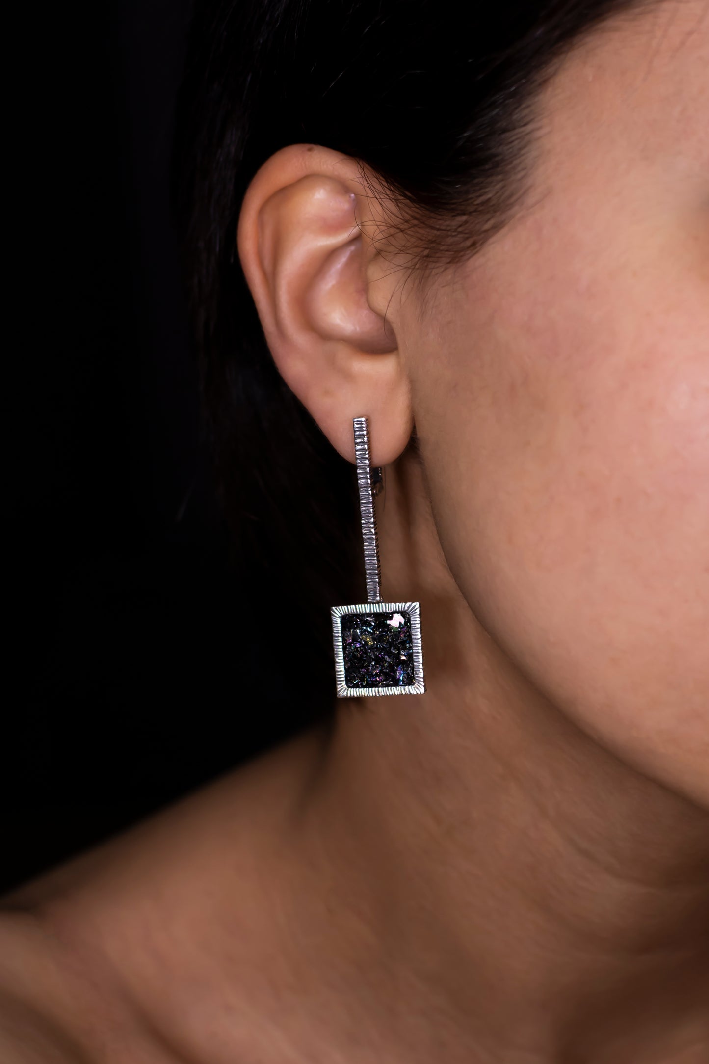 Dangle Square Earrings