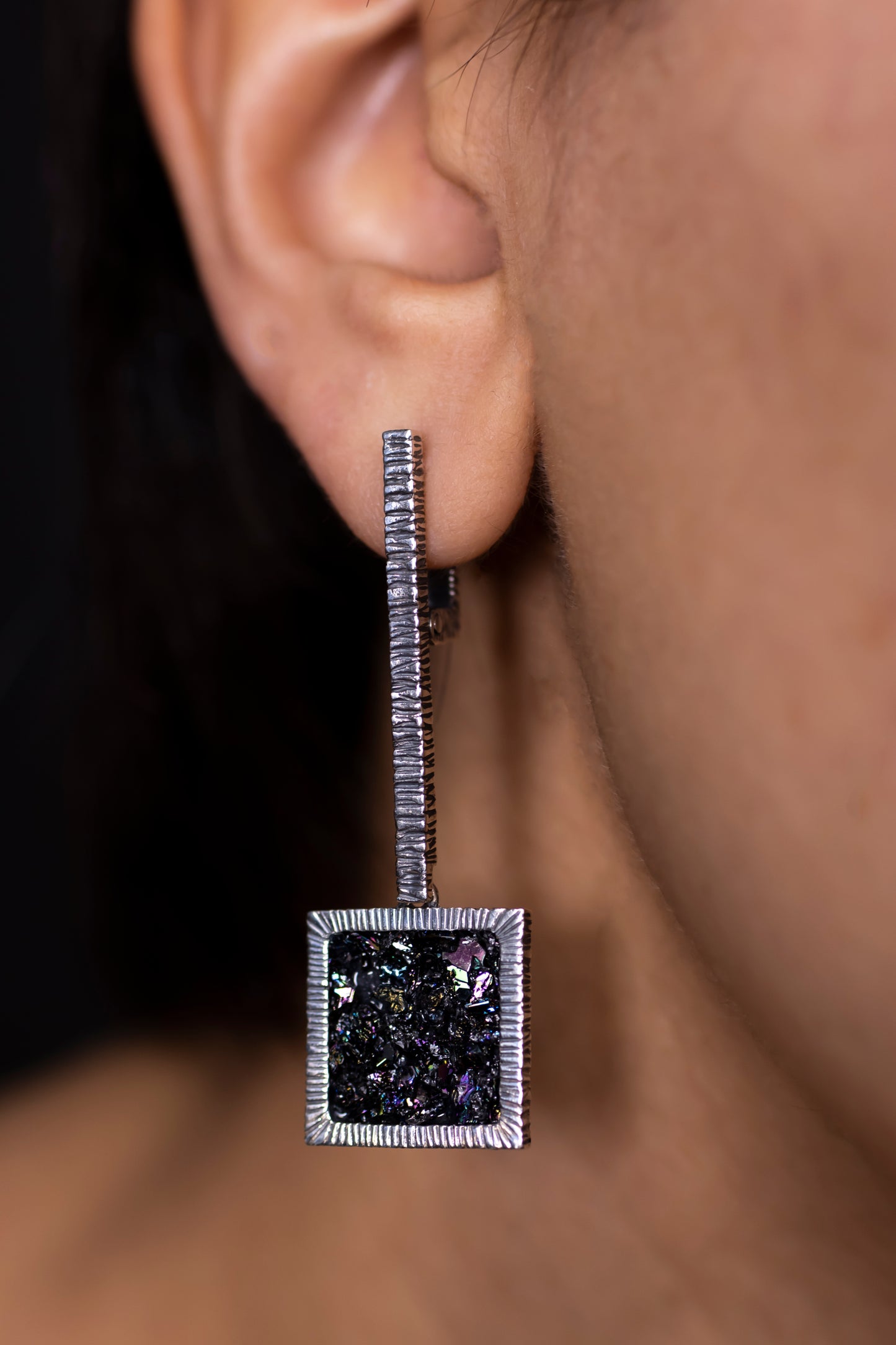 Dangle Square Earrings