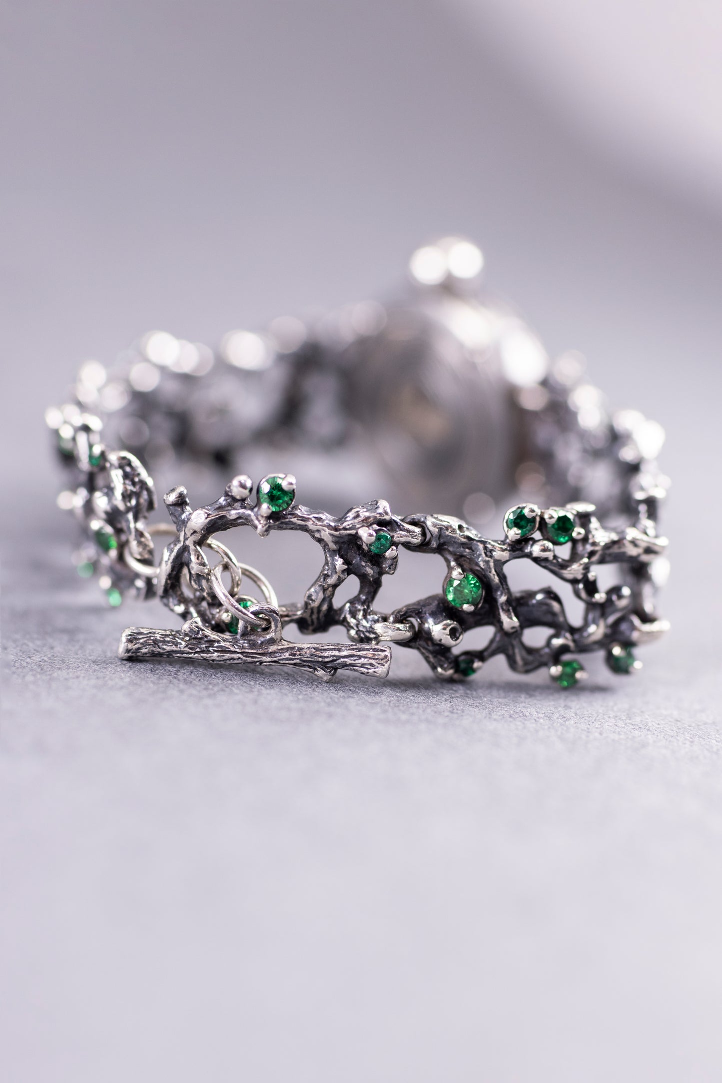 Sterling Silver Tree Branch Watch