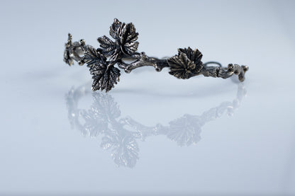 Sterling Silver Leaf Bracelet