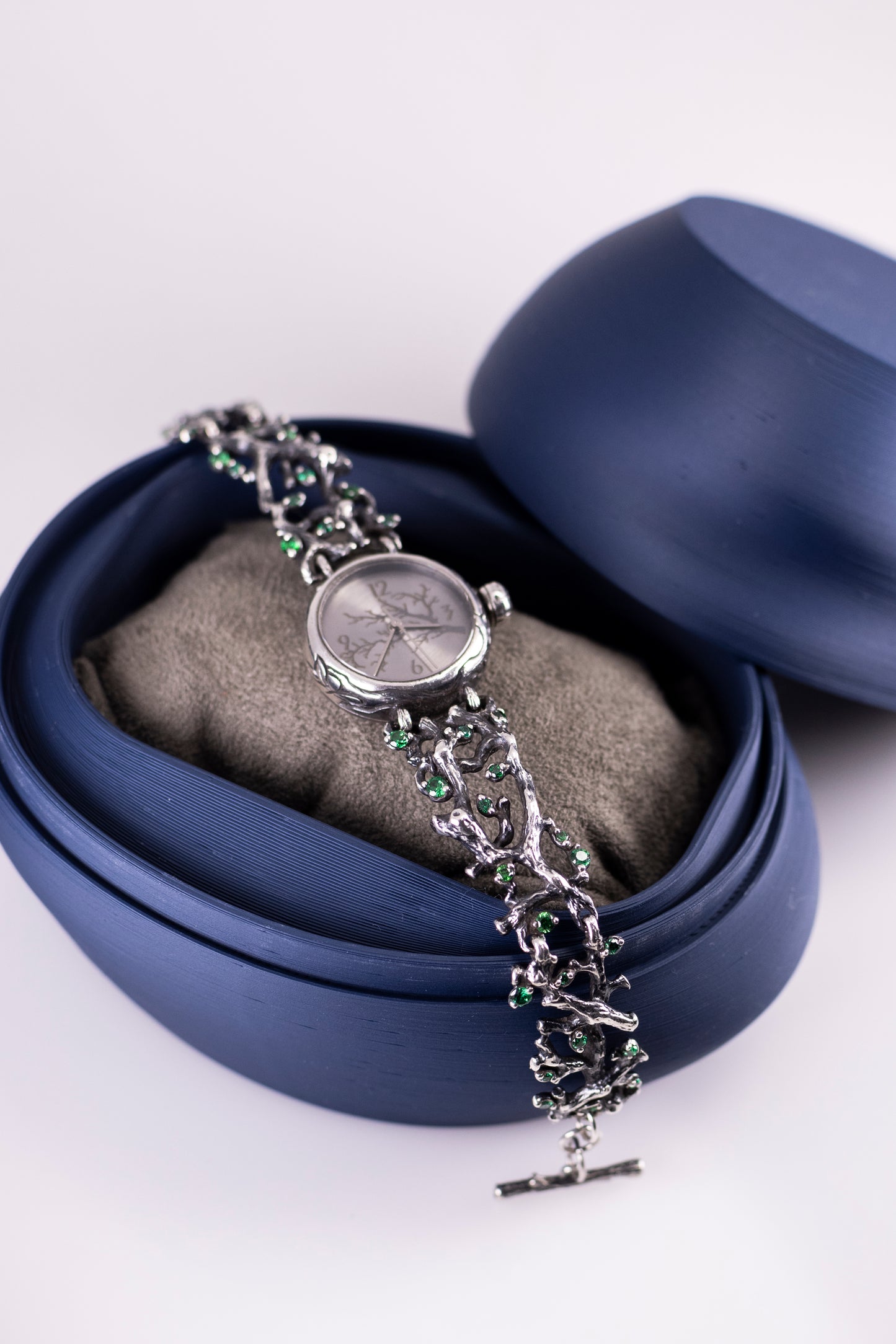 Sterling Silver Tree Branch Watch