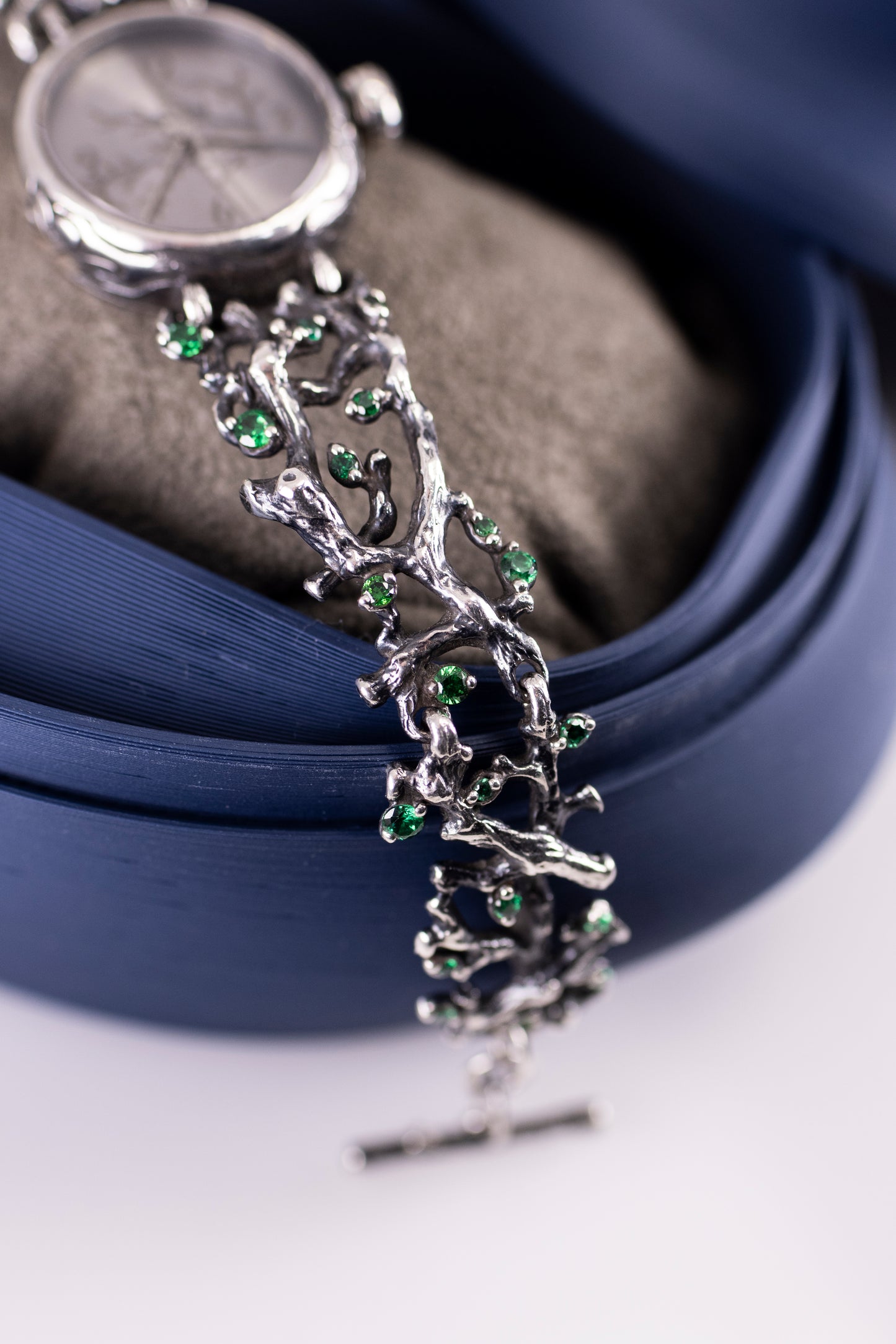 Sterling Silver Tree Branch Watch
