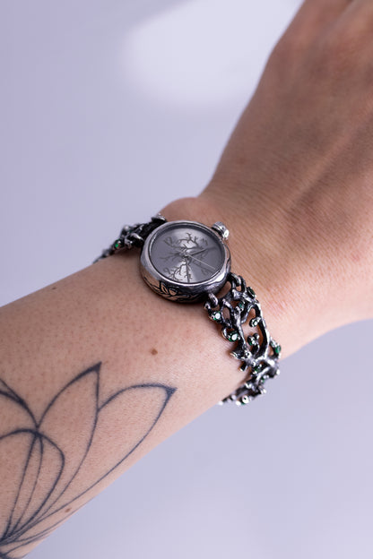 Sterling Silver Tree Branch Watch