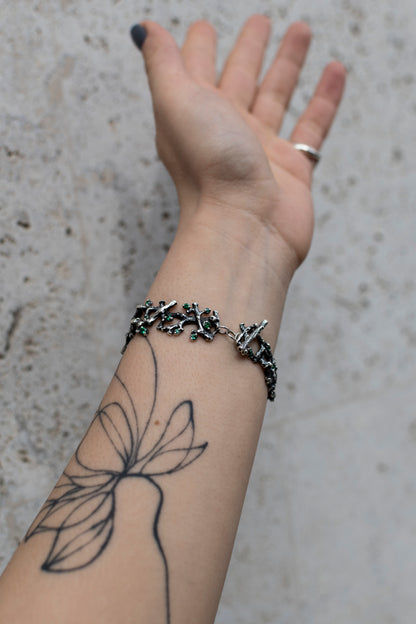 Sterling Silver Tree Branch Watch
