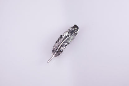 Sterling Silver Feather Brooch
