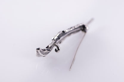 Sterling Silver Feather Brooch