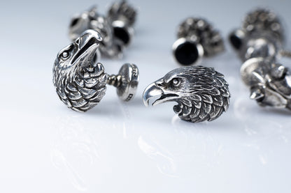 Sterling Silver Eagle Cufflinks
