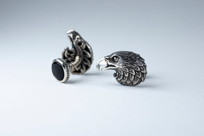 Sterling Silver Eagle Cufflinks
