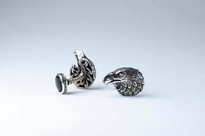 Sterling Silver Eagle Cufflinks
