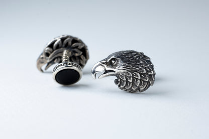 Sterling Silver Eagle Cufflinks