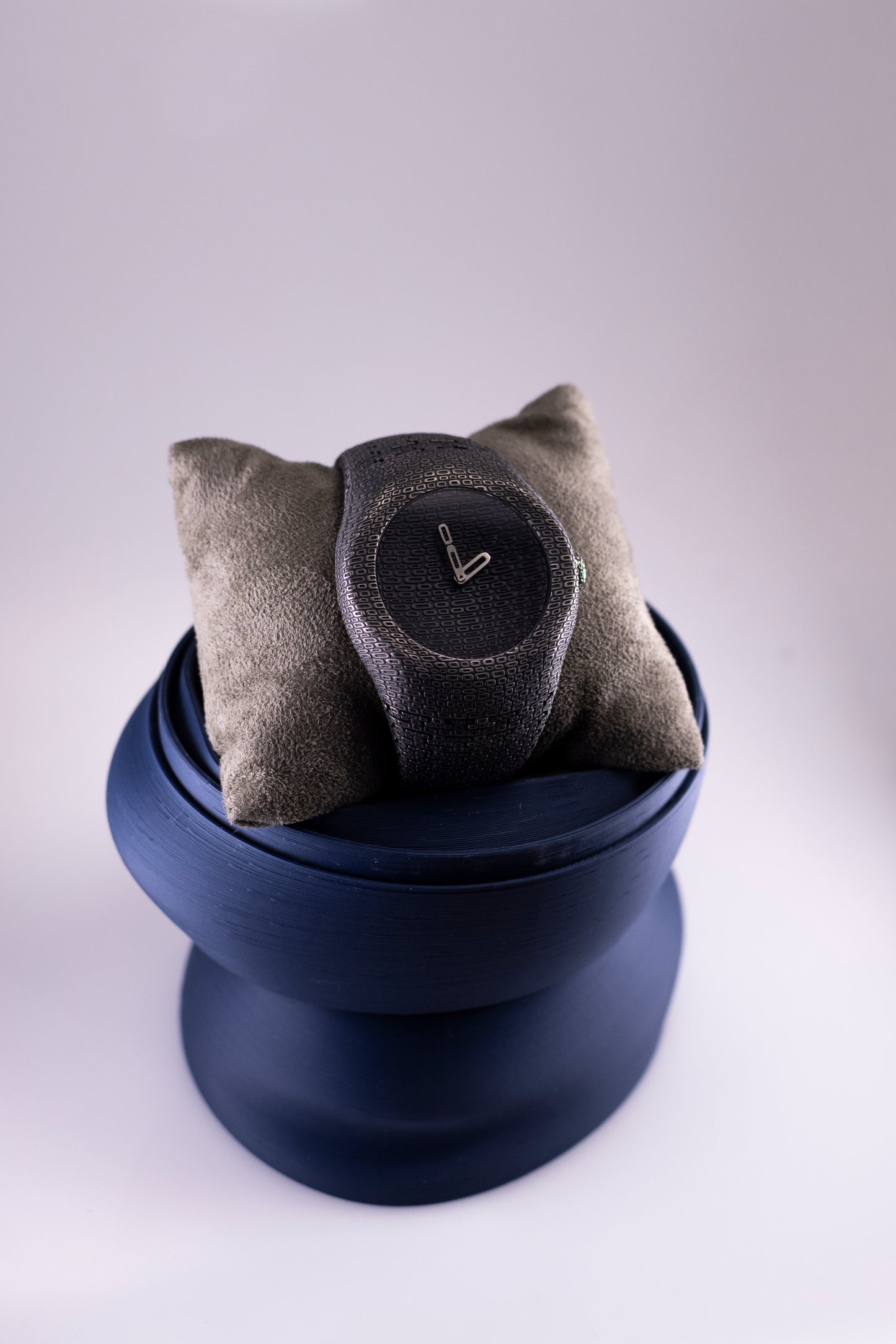 Sterling Silver Cuff Watch, Textured Wide Band, Minimalist Statement Jewelry (Quartz or Automatic)
