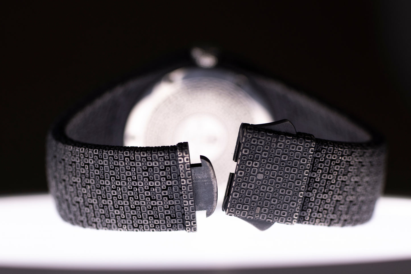 Sterling Silver Cuff Watch, Textured Wide Band, Minimalist Statement Jewelry (Quartz or Automatic)
