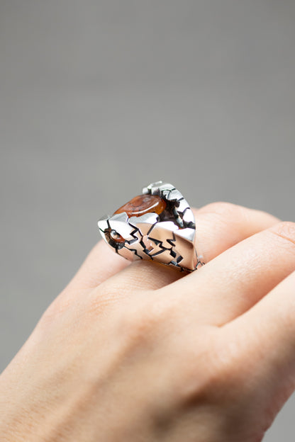 Sterling Silver Statement Ring  "INVASION"