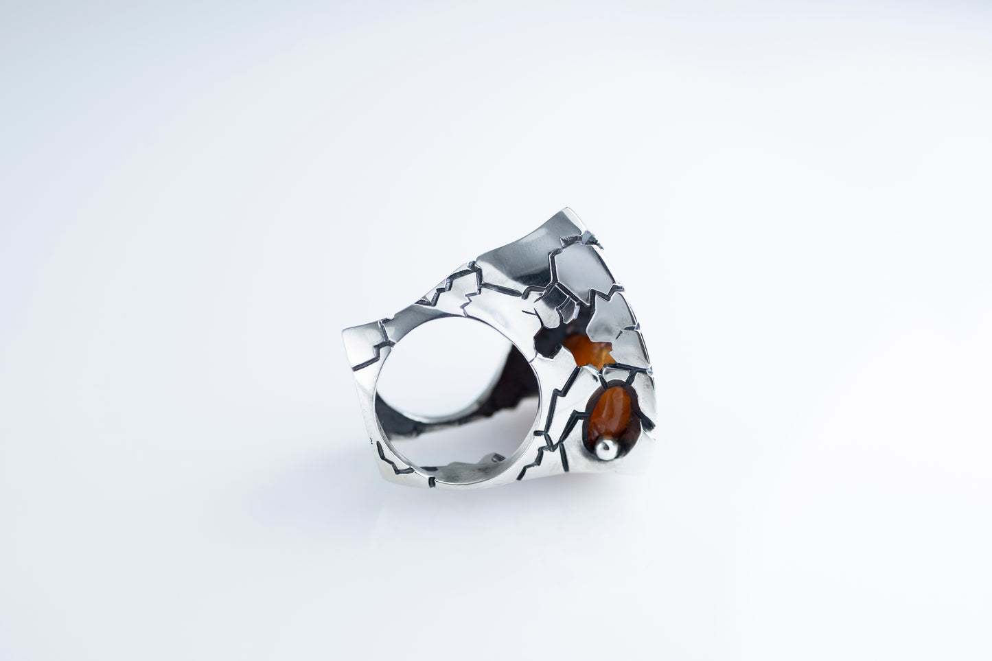 Sterling Silver Statement Ring  "INVASION"
