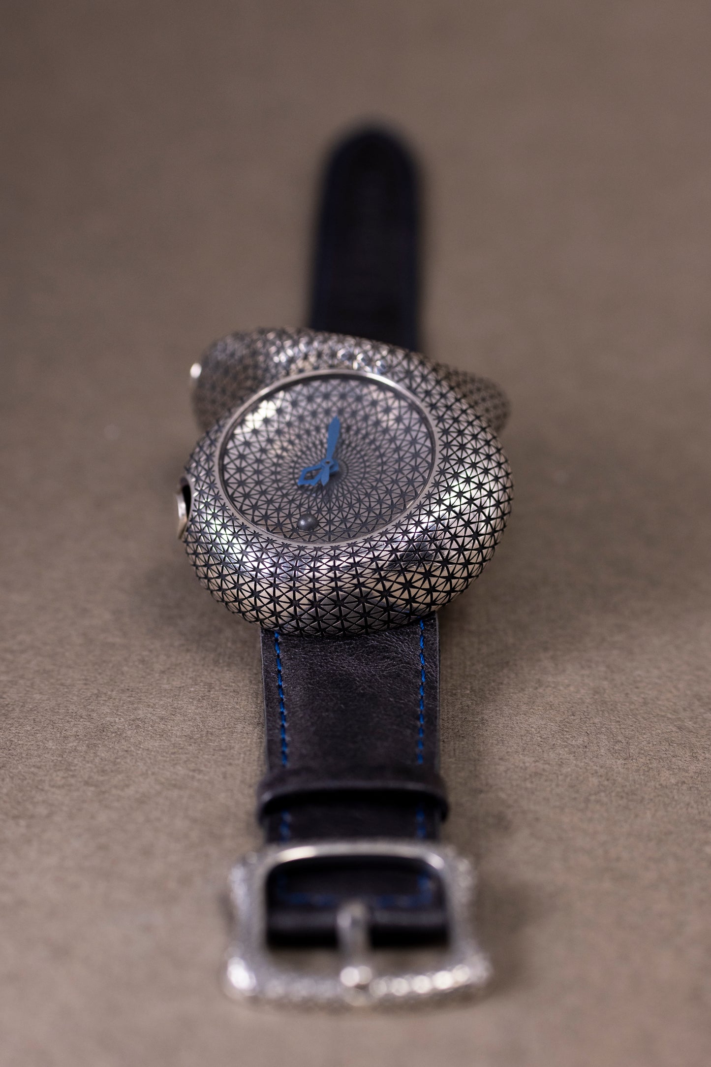 Sterling Silver Double Dial Watch