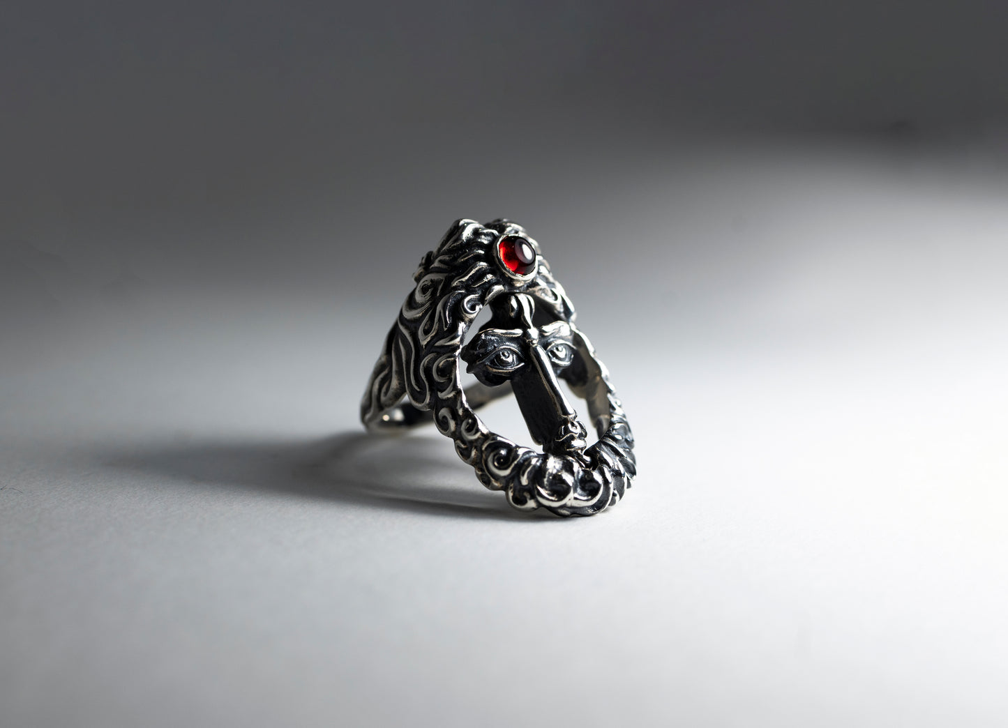 Two Face Sterling Silver Transformer Ring