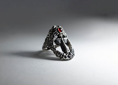 Two Face Sterling Silver Transformer Ring