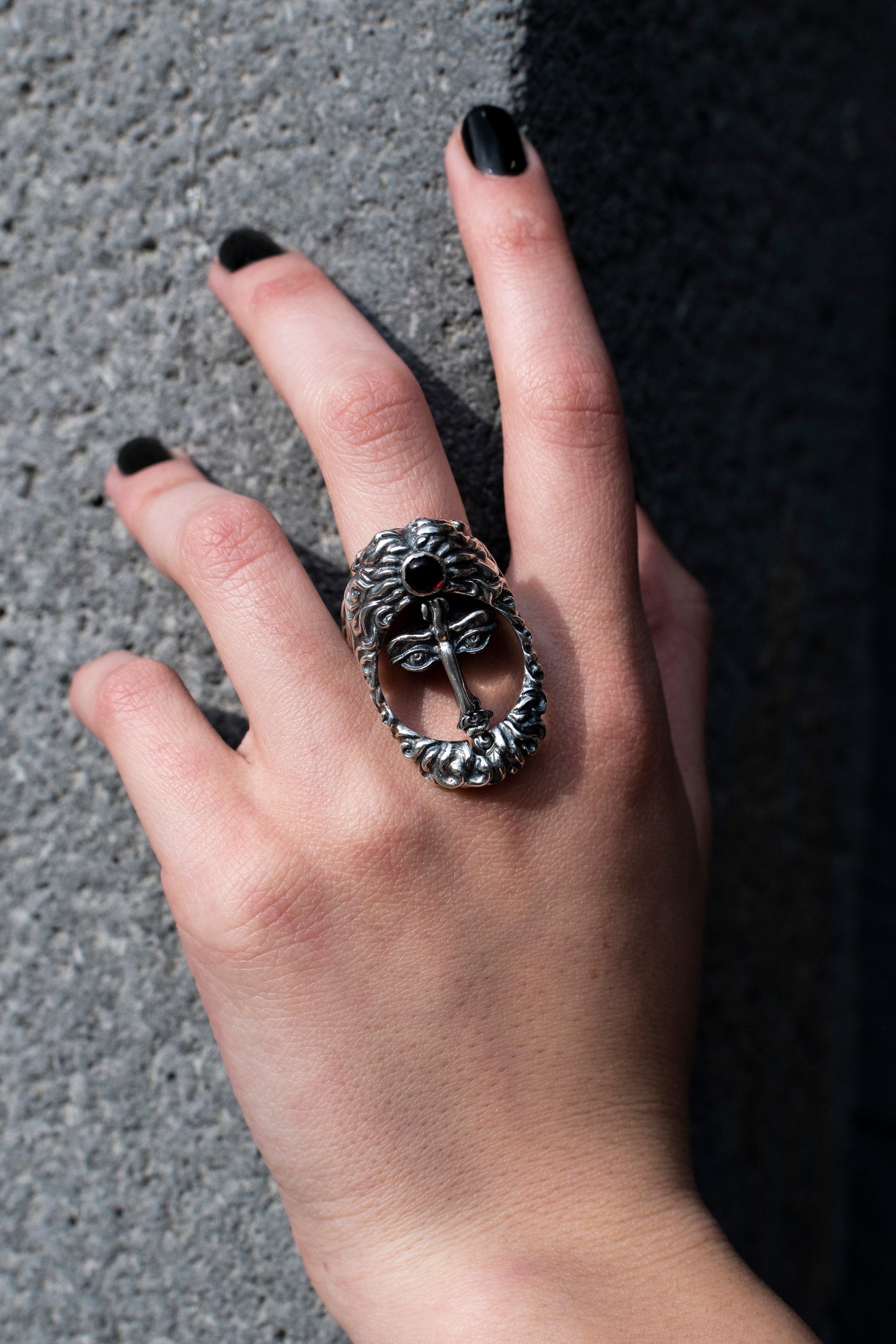 Two Face Sterling Silver Transformer Ring