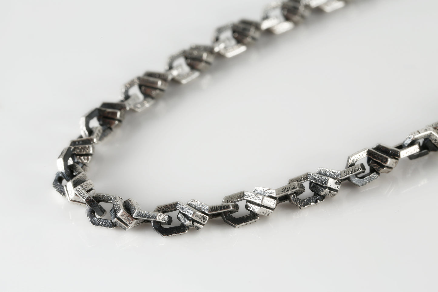 Sterling Silver Anchor Braided Bracelet