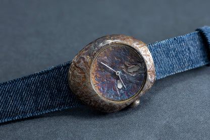 Watch With An Imitation Rusted Metal