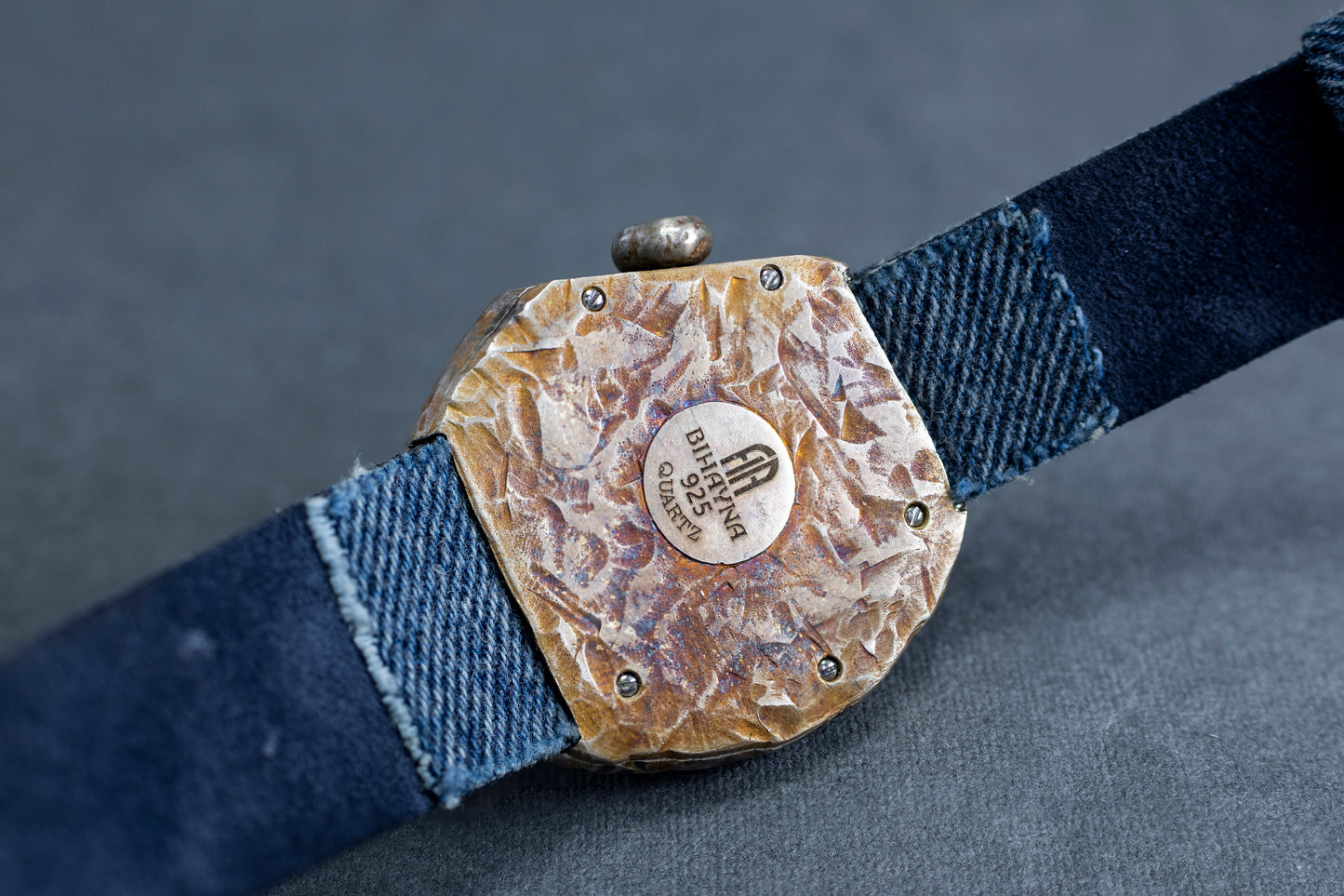 Watch With An Imitation Rusted Metal