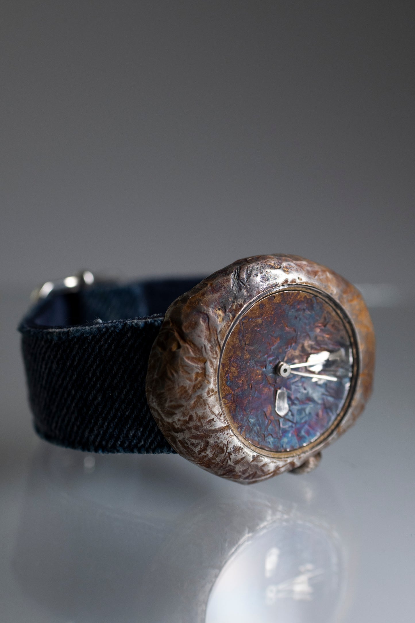 Watch With An Imitation Rusted Metal
