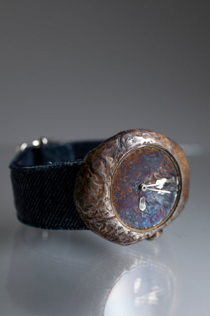 Watch With An Imitation Rusted Metal