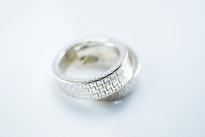 925 Sterling Silver  Pattern Bracelet Unisex