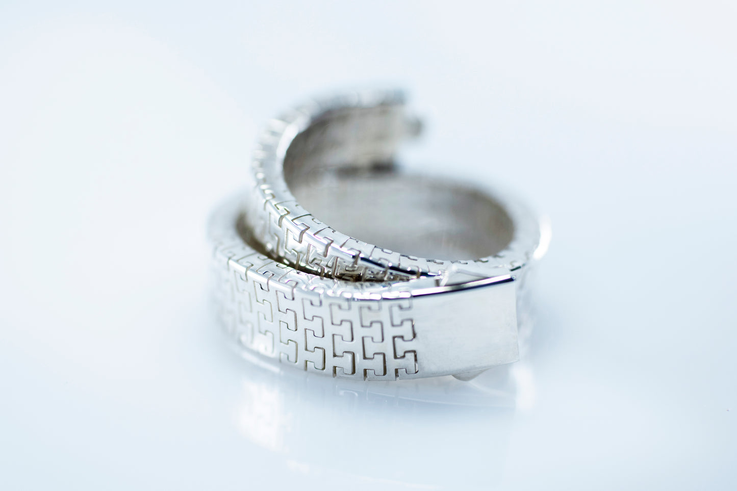 925 Sterling Silver  Pattern Bracelet Unisex