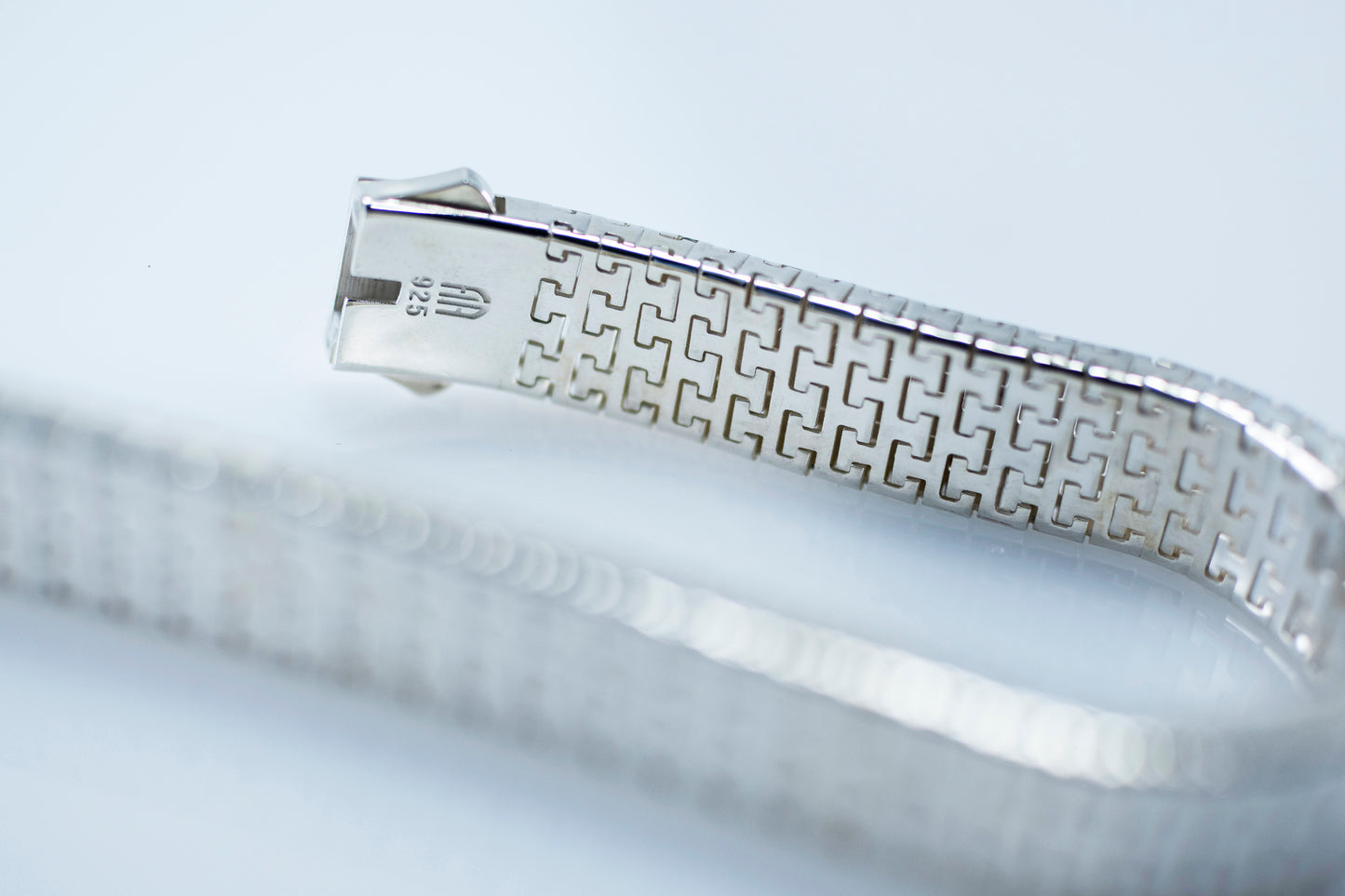 925 Sterling Silver  Pattern Bracelet Unisex