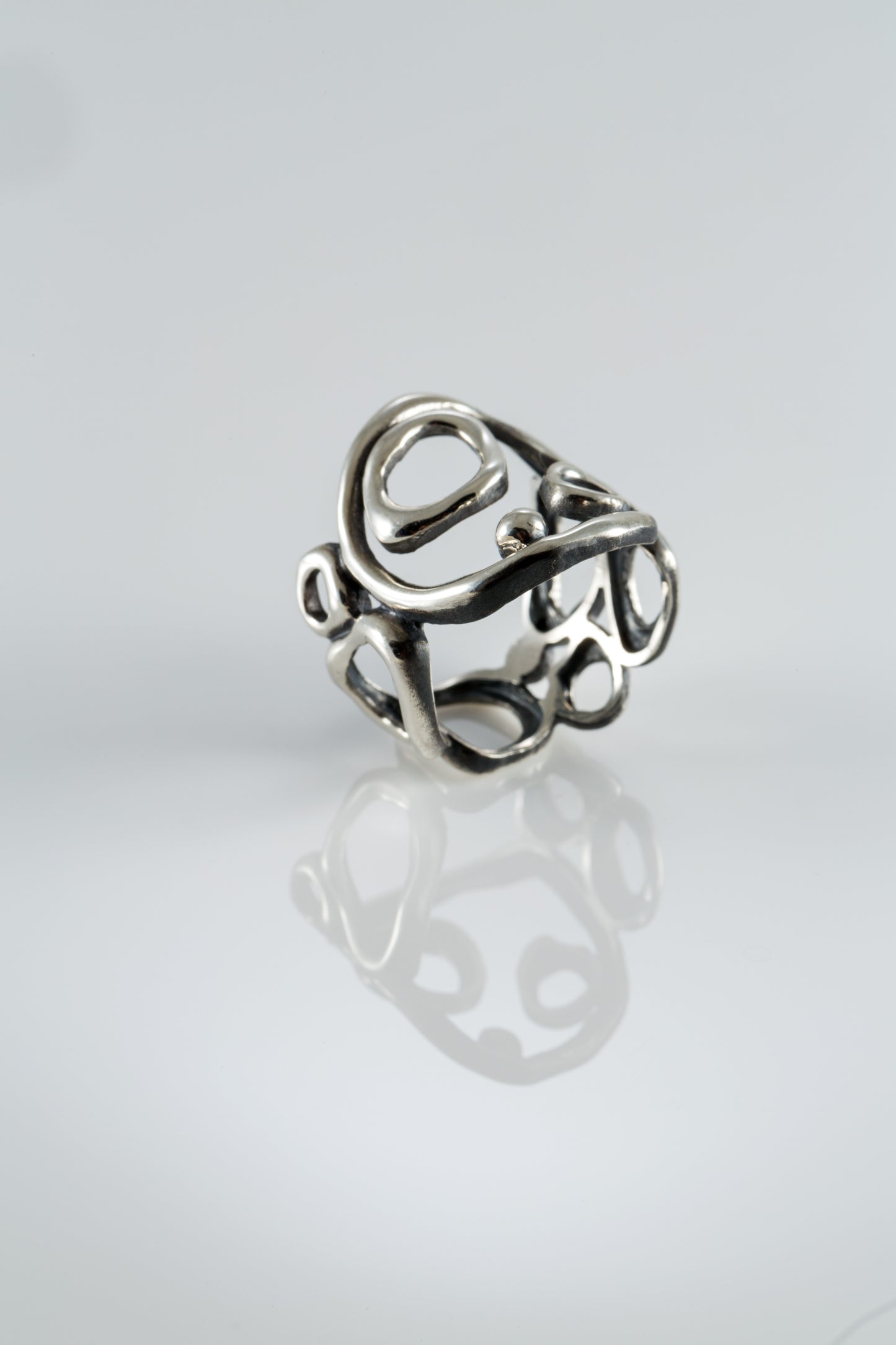 Earth Element Sterling Silver Ring