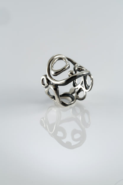 Earth Element Sterling Silver Ring