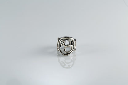 Earth Element Sterling Silver Ring