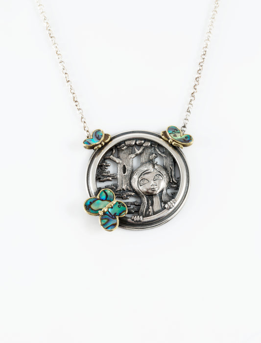 Sterling Silver  Necklace FOUND DREAM "ԳՏՆՎԱԾ ԵՐԱԶ"