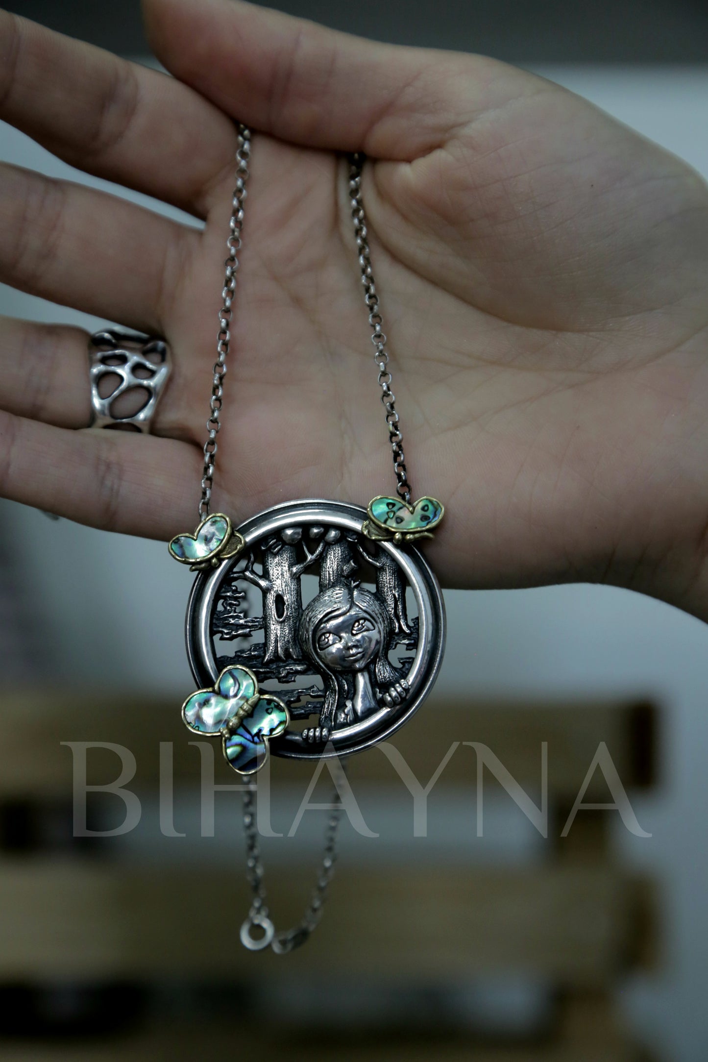 Sterling Silver  Necklace FOUND DREAM "ԳՏՆՎԱԾ ԵՐԱԶ"