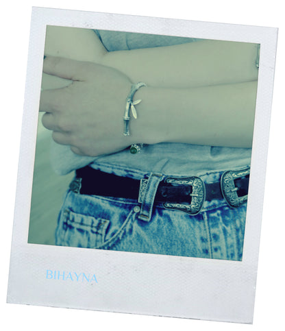 Sterling Silver Bamboo Cuff Bracelet