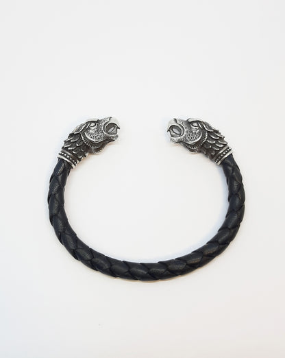 Sterling Silver Griffin Head Bracelet
