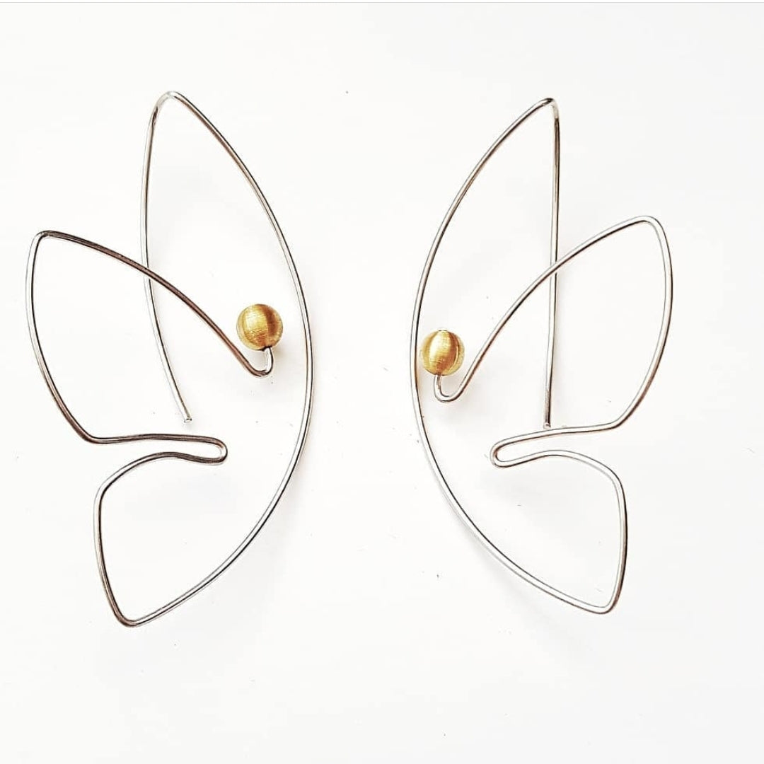 Sterling Silver Butterfly Earrings