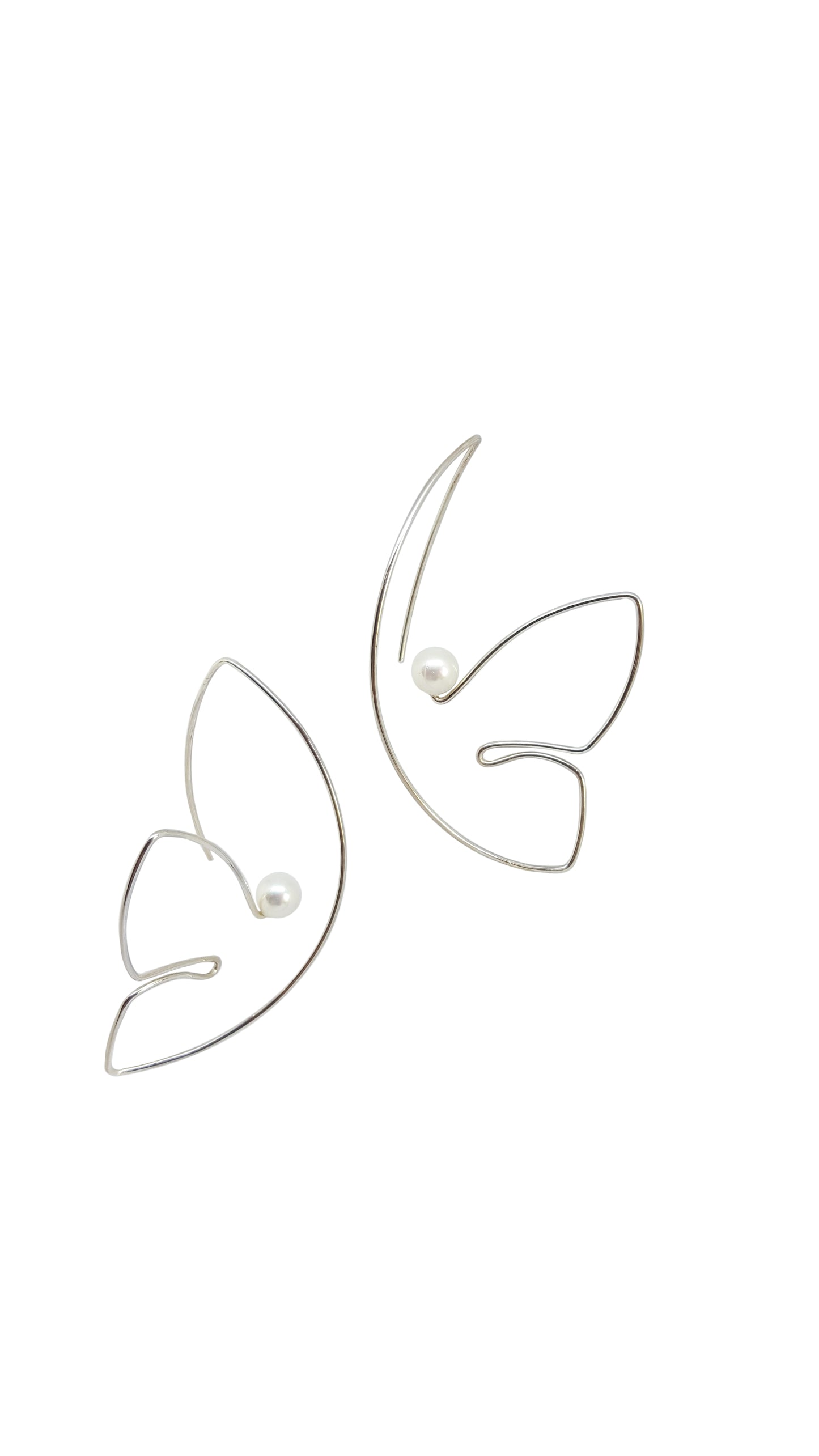 Sterling Silver Butterfly Earrings