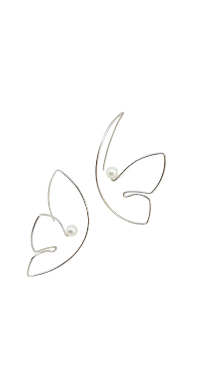 Sterling Silver Butterfly Earrings