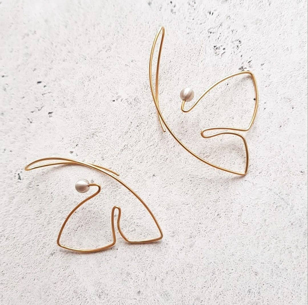 Sterling Silver Butterfly Earrings