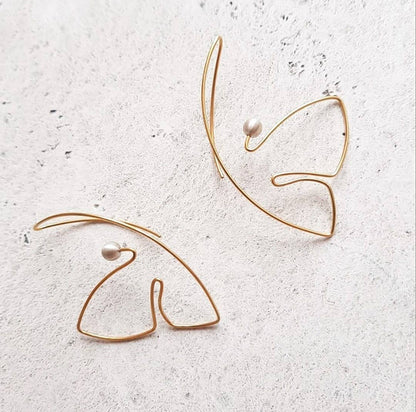 Sterling Silver Butterfly Earrings