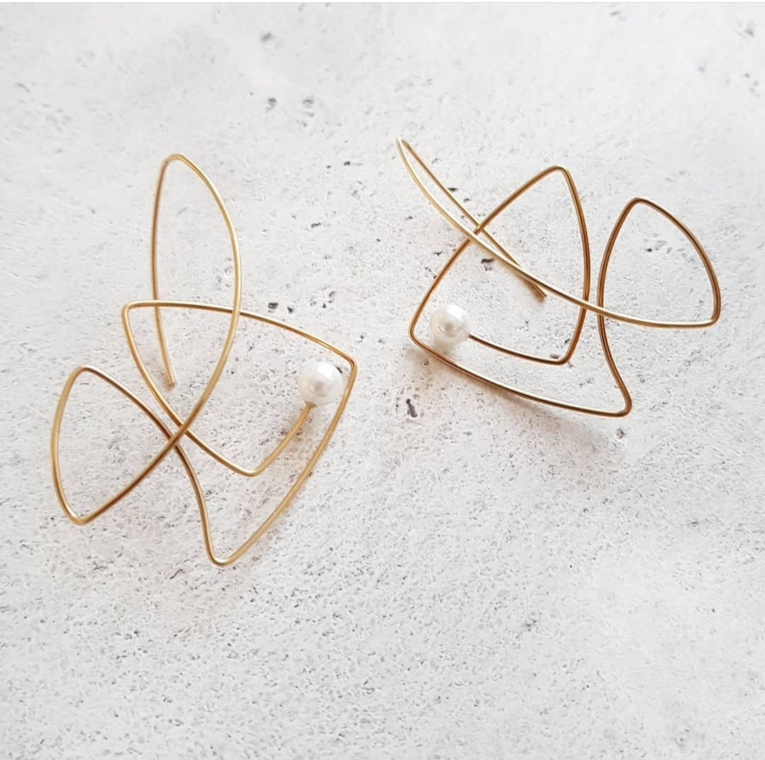 Sterling Silver Fish Earrings