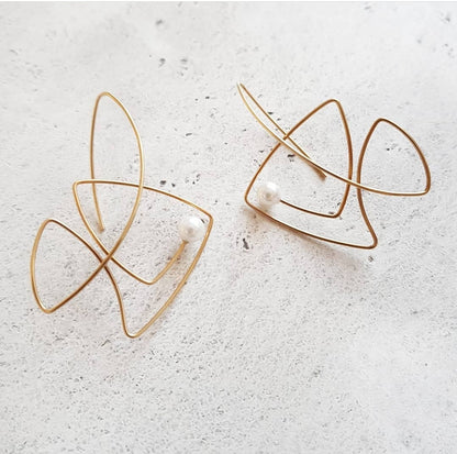 Sterling Silver Fish Earrings