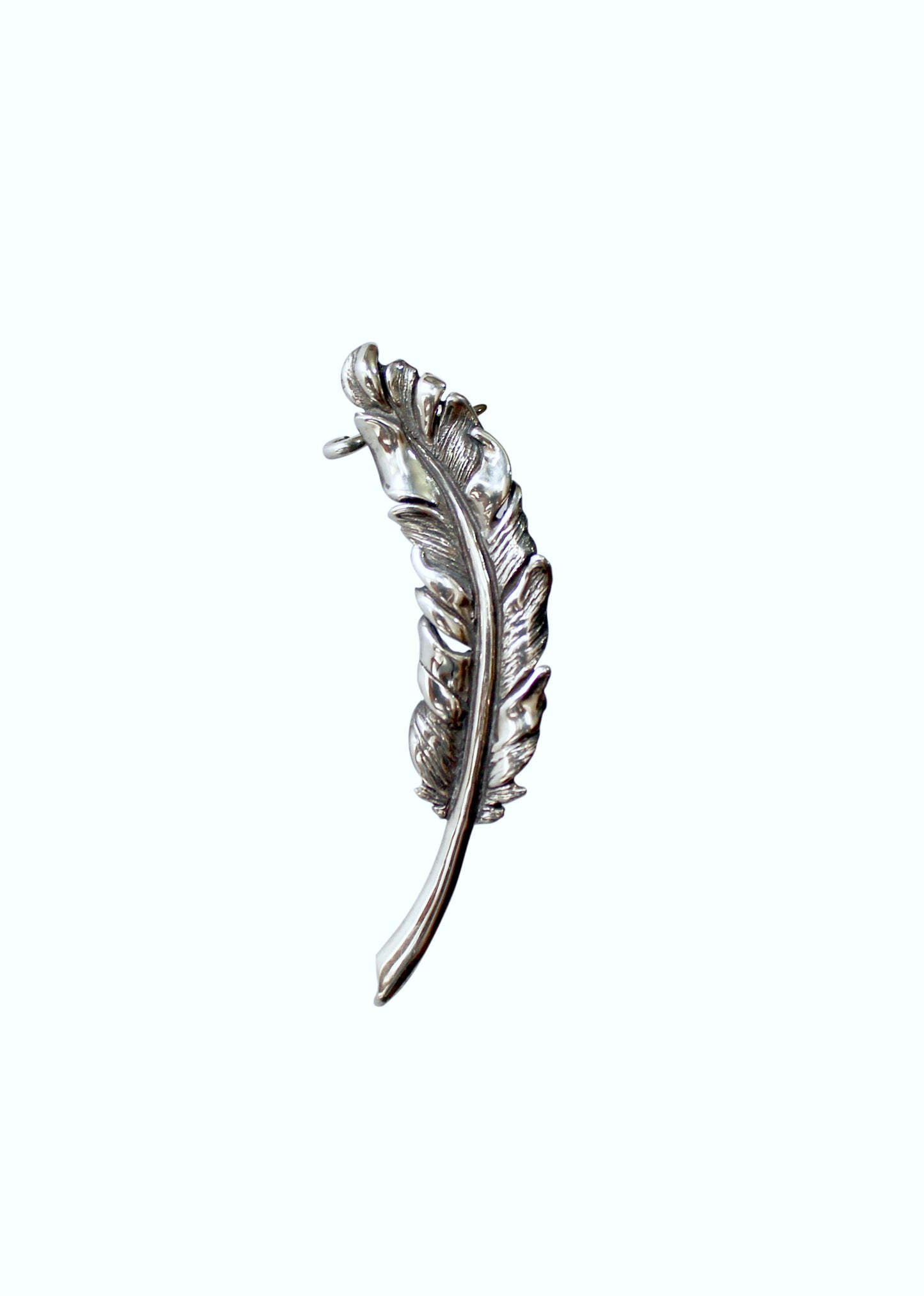 Sterling Silver Feather Ear Cuff