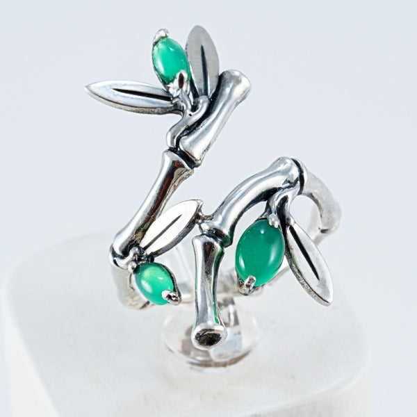 Sterling Silver Bamboo Ring