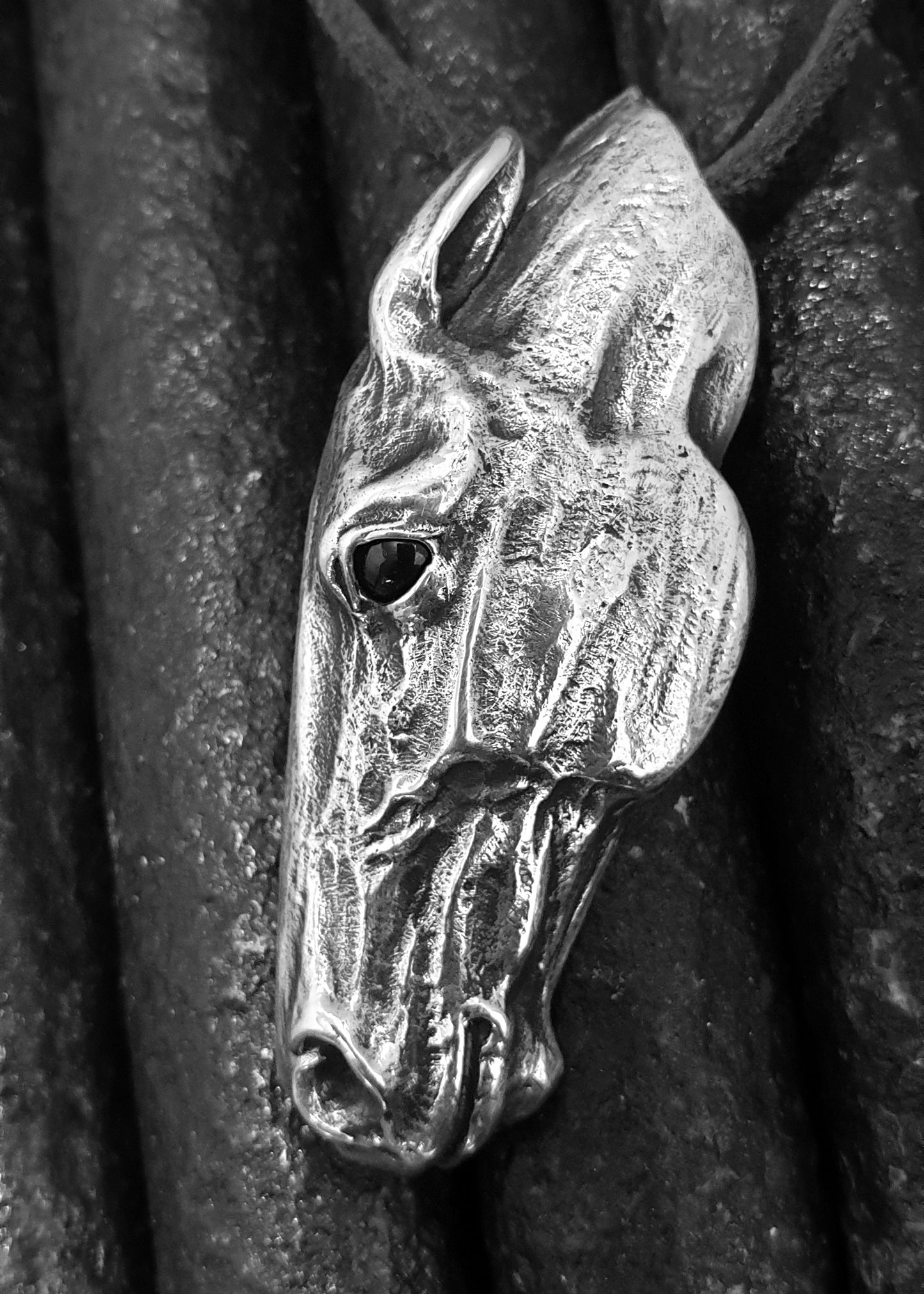 Sterling Silver Horse Head Pendant