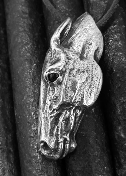 Sterling Silver Horse Head Pendant